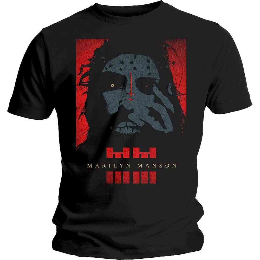 Marilyn Manson - Rebel Heren Tshirt - Zwart